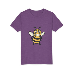 Happy Bee Graphic Tee-Buzzworthy, LLC