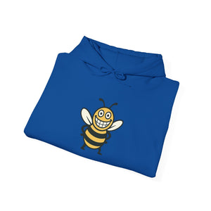 Happy Bee Unisex Heavy Blend™ Hooded Sweatshirt-Buzzworthy, LLC