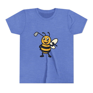 Golf Bee Graphic Tee-Buzzworthy, LLC