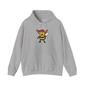 Baseball Bee Unisex Heavy Blend™ Hooded Sweatshirt-Buzzworthy, LLC