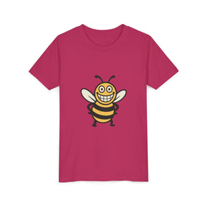 Happy Bee Graphic Tee-Buzzworthy, LLC