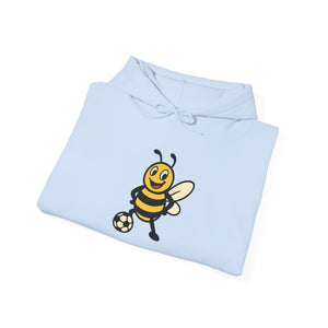 Soccer Bee Unisex Heavy Blend™ Hooded Sweatshirt-Buzzworthy, LLC