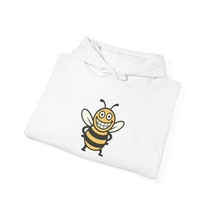 Happy Bee Unisex Heavy Blend™ Hooded Sweatshirt-Buzzworthy, LLC