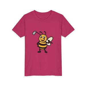 Golf Bee Graphic Tee-Buzzworthy, LLC