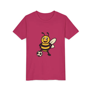 Soccer Bee Graphic Tee-Buzzworthy, LLC