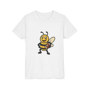 Football Bee Graphic Tee-Buzzworthy, LLC