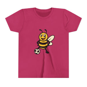 Soccer Bee Graphic Tee-Buzzworthy, LLC