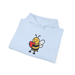 Love Bee Unisex Heavy Blend™ Hooded Sweatshirt-Buzzworthy, LLC