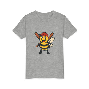 Baseball Bee Graphic Tee-Buzzworthy, LLC