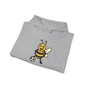 Soccer Bee Unisex Heavy Blend™ Hooded Sweatshirt-Buzzworthy, LLC