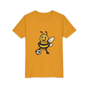 Soccer Bee Graphic Tee-Buzzworthy, LLC