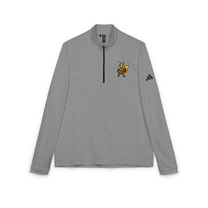 Embroidered Adidas Football Bee Quarter-Zip Pullover-Buzzworthy, LLC