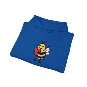 Love Bee Unisex Heavy Blend™ Hooded Sweatshirt-Buzzworthy, LLC