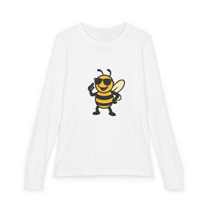 Cool Bee Youth Long Sleeve Tee-Buzzworthy, LLC