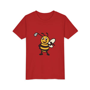 Golf Bee Graphic Tee-Buzzworthy, LLC