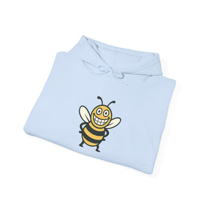 Happy Bee Unisex Heavy Blend™ Hooded Sweatshirt-Buzzworthy, LLC